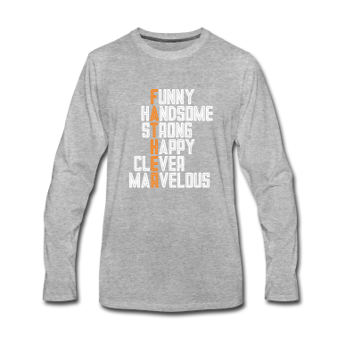 Geburtstagsgeschenk Vater Langarmshirt - Vater Traits