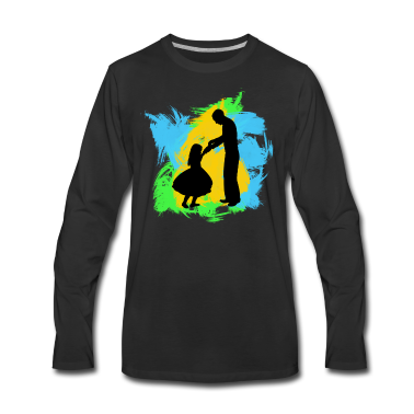 Geburtstagsgeschenk Vater Langarmshirt - Vater und Tochter