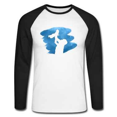 Geburtstagsgeschenk Vater Langarmshirt - Vater und Tochter