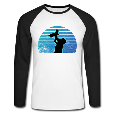 Geburtstagsgeschenk Vater Langarmshirt - Vater und Tochter