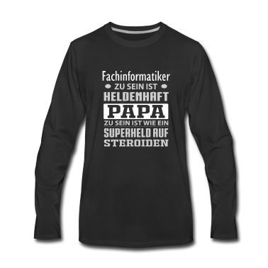 Geburtstagsgeschenk Vater Langarmshirt - Fachinformatiker und Vater