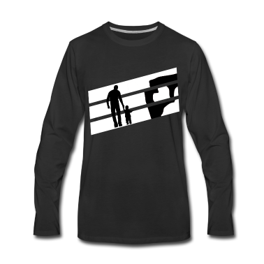 Geburtstagsgeschenk Vater Langarmshirt - Vater und Tochter