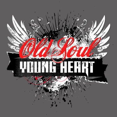 Motiv Alte Seele, junges Herz, Geburtstagsgeschenk