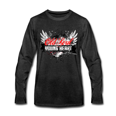 Geburtstagsgeschenk Vater Langarmshirt - Alte Seele, junges Herz, Geburtstagsgeschenk