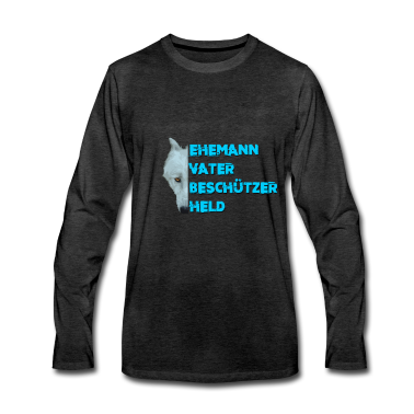 Geburtstagsgeschenk Vater Langarmshirt - Vater Wolf