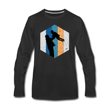 Geburtstagsgeschenk Vater Langarmshirt - Vater und Tochter