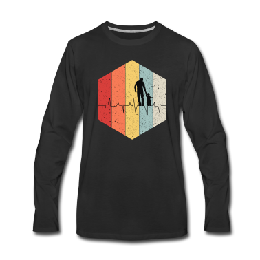 Geburtstagsgeschenk Vater Langarmshirt - Vater und Tochter