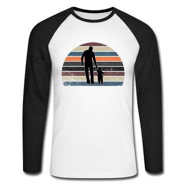 Geburtstagsgeschenk Vater Langarmshirt - Vater und Tochter