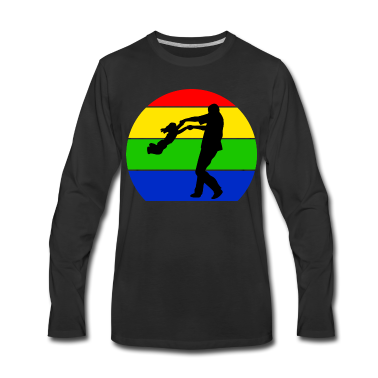 Geburtstagsgeschenk Vater Langarmshirt - Vater und Tochter