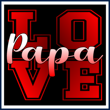 Motiv PAPA LOVE VATERTAG GEBURTSTAGSGESCHENKE VATER