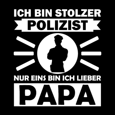 Motiv Geburtstagsgeschenk Polizist Vater Lustiger Spruch