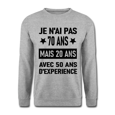 Geburtstagsgeschenk Vater Pullover - Ich bin nicht 70 Geburtstagsgeschenk.