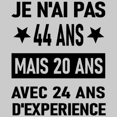 Motiv Ich bin nicht 44. Geburtstagsgeschenk