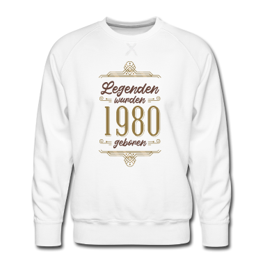 Geburtstagsgeschenk Vater Pullover - Geschenk 40. Geburtstag - Legenden 1980er Jahre