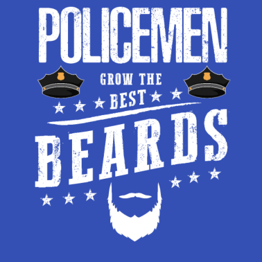 Motiv Bart Polizei Geschenk Geburtstagsgeschenk