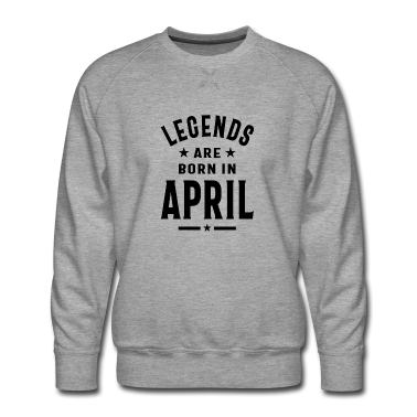 Geburtstagsgeschenk Vater Pullover - April Geburtstagsgeschenk Legenden werden im April geboren