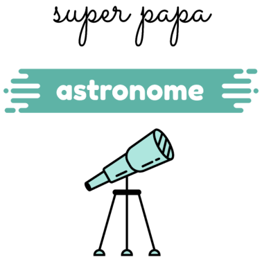 Motiv Super-Astronom-Papa, Geburtstagsgeschenk-Idee