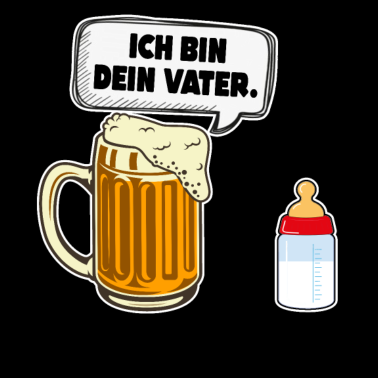 Motiv bier ich bin dein vater