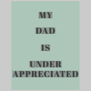 Motiv Mein Vater wird unterschätzt