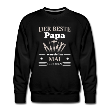 Geburtstagsgeschenk Vater Pullover - Bester Papa der Welt - Geburtstagsgeschenk Mai