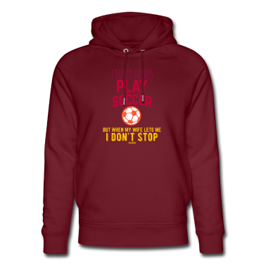 Geburtstagsgeschenk Vater Hoodie - Fußball Vater Geburtstagsgeschenk Ehemann