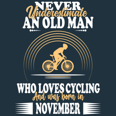 Motiv Papa Opa Mann Fahrrad Bike Geburtstag November