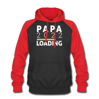 Geburtstagsgeschenk Vater Hoodie - Bald Vater PAPA 2022 Schwanger Eltern werden