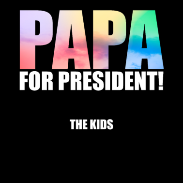 Motiv Vatertag Bunt Schön Vater Kinder Geschenkidee