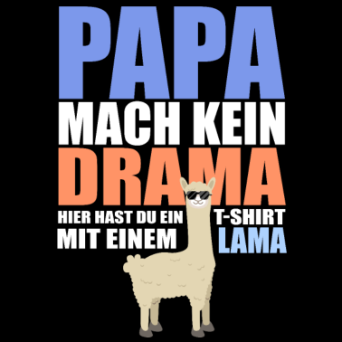 Motiv Alpaka Papa Geschenk Vater Tag lustig Lama Tier