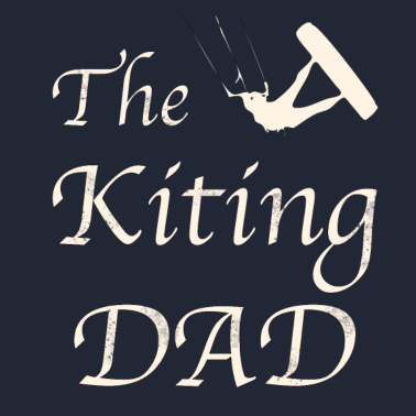 Motiv Papa der Kitesurfer. Geschenk für Väter und Kiter
