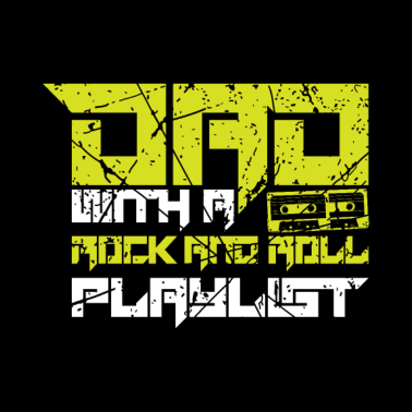 Motiv Papa und Rock and Roll