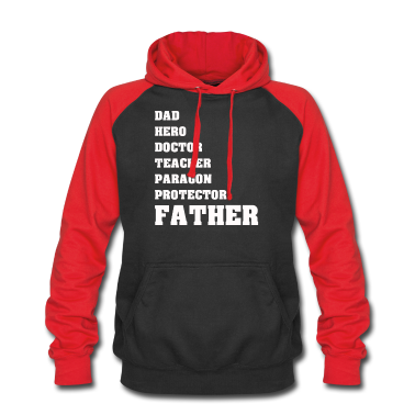Geburtstagsgeschenk Vater Hoodie - DAD HERO DOCTOR TEACHER FATHER VATER PAPA GESCHENK