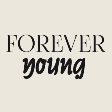 Motiv Forever Young - Geburtstagsgeschenk