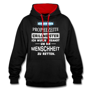 Geburtstagsgeschenk Vater Hoodie - Grillmeister Grillen Geschenk Sommer Mann Sprüche