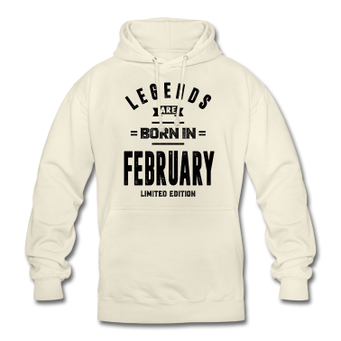 Geburtstagsgeschenk Vater Hoodie - Geburtstagsgeschenk-Legenden werden im Februar geboren
