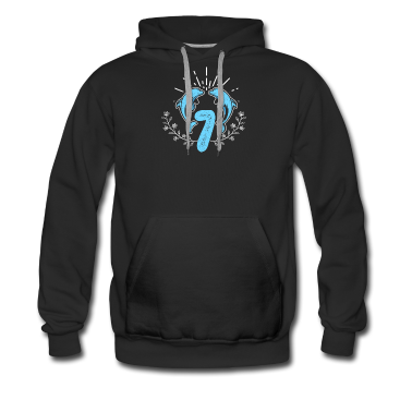 Geburtstagsgeschenk Vater Hoodie - Dolphin Geburtstag 7. Geburtstagsgeschenk