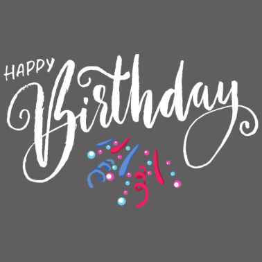 Motiv Happy birthday Geburtstagsgeschenk