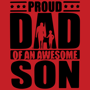 Motiv Vater Sohn Stolzer Vater Vater Vatertagsgeschenk