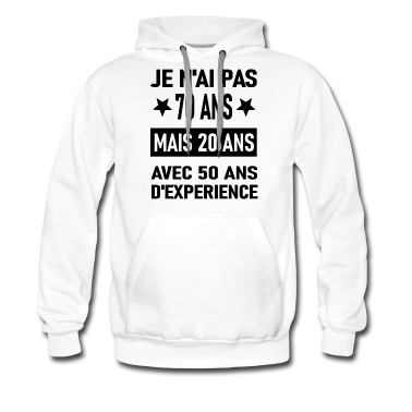 Geburtstagsgeschenk Vater Hoodie - Ich bin nicht 70 Geburtstagsgeschenk.