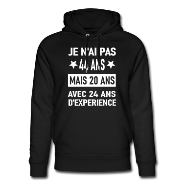 Geburtstagsgeschenk Vater Hoodie - Ich bin nicht 44 - Geburtstagsgeschenk