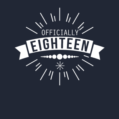 Motiv Offiziell achtzehn Geburtstagsgeschenke