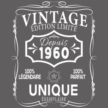 Motiv Vintage 1960 60. Geburtstagsgeschenk