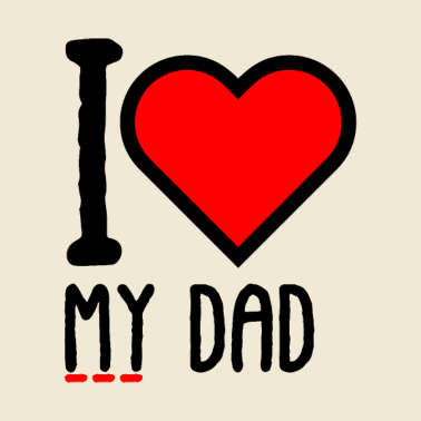 Motiv Ich liebe meinen Vater, den besten Vater der Welt <