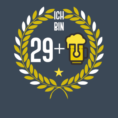Motiv Ich Bin 29 + Bier - Geburtstagsgeschenk Bierkrug