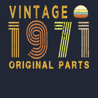 Motiv Jahrgang 1971 original Teile, 50. Geburtstagsgeschenk