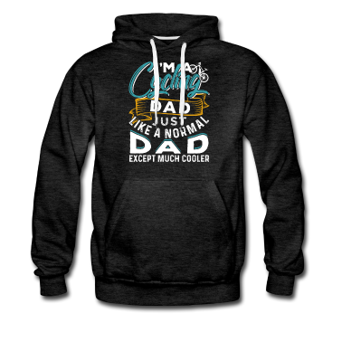 Geburtstagsgeschenk Vater Hoodie - Ich bin ein radfahrender Vater wie ein normaler Vater