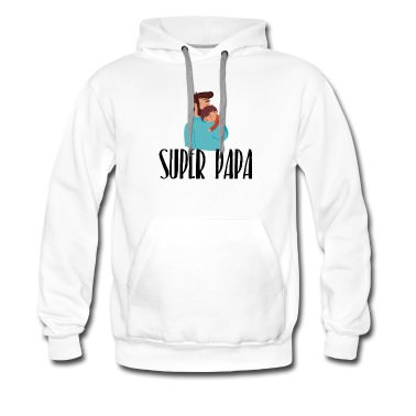 Geburtstagsgeschenk Vater Hoodie - Super Papa Geburtstagsgeschenk Humor