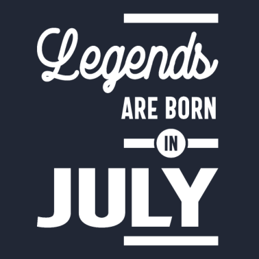 Motiv Juli Geburtstagsgeschenk Legenden werden im Juli geboren