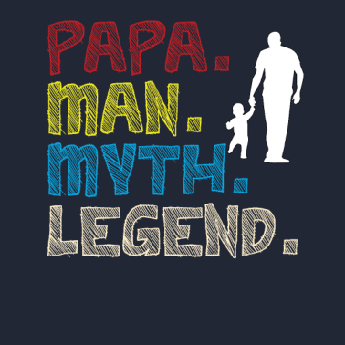 Motiv Papa Man Myth Legend Papa mit Kind
