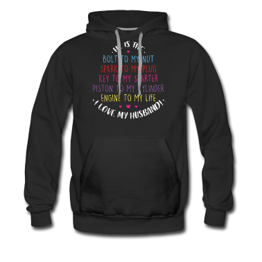 Geburtstagsgeschenk Vater Hoodie - Ich liebe meinen Mann Geschenk
